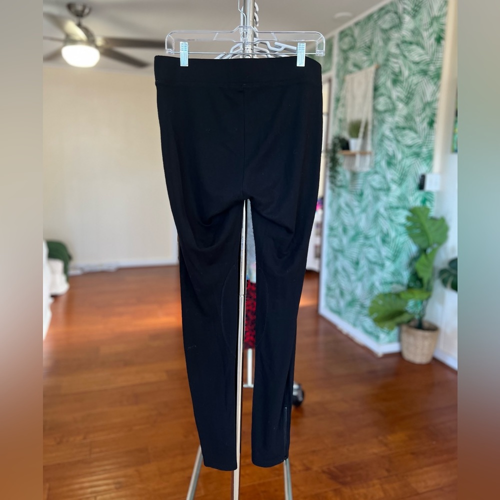 Cabi Black Ponte Knit Riding Pants Skinny Ankle Leggings 999 Sz M - Picture 4 of 7